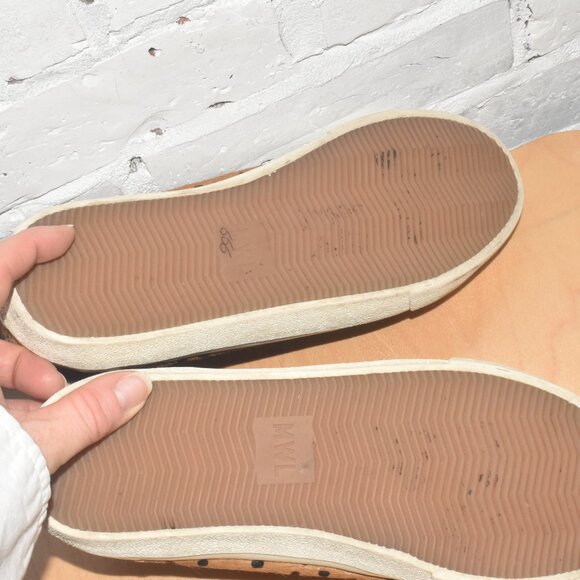 MADEWELL Calf Hair Leopard Print Sneakers Size 6! - Picture 4 of 5